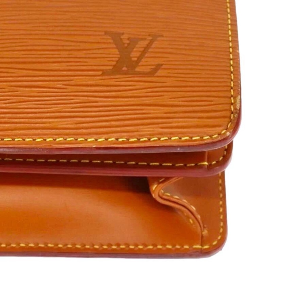 LOUIS VUITTON Ambassador Cipango Gold Epi Leather Business Briefcase Laptop Bag - Picture 10 of 14